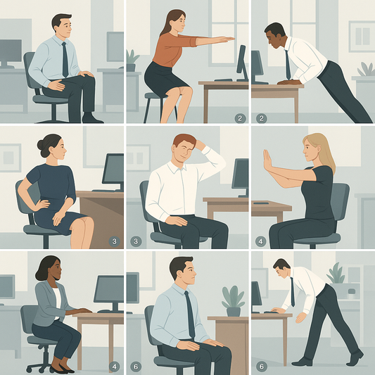Office Exercises: Top 10 Simple Moves You Can Do at Your Desk