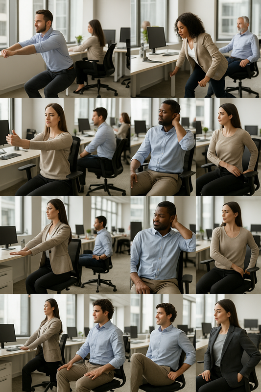 Office Exercises: Top 10 No-Equipment Moves to Stay Fit at Work