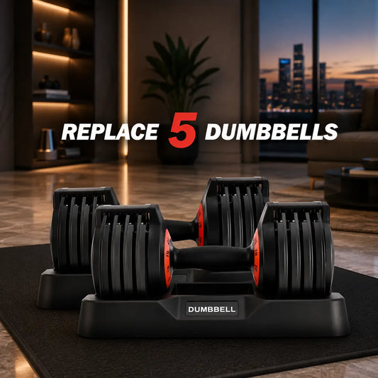 Adjustable Dumbbell Set Quick Weight Locking My Store