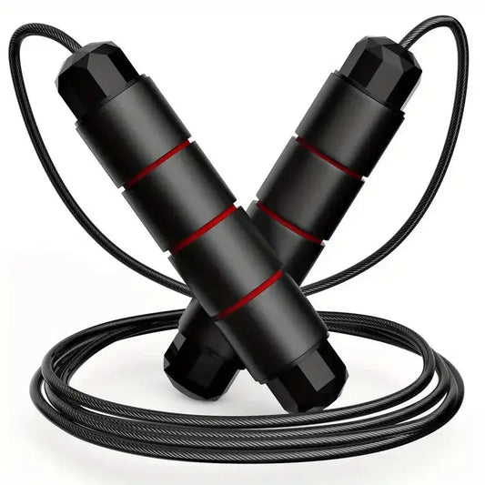 Durable jump rope with foam handles and tangle-free cable for cardio, endurance, and full-body workouts