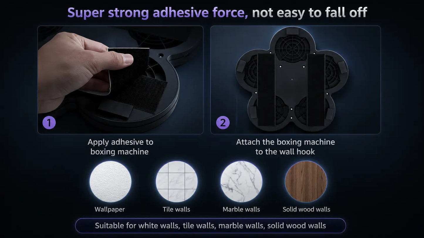Smart Music Boxing Trainer w/ Bluetooth & LED Reaction Targets Fortira Fitness