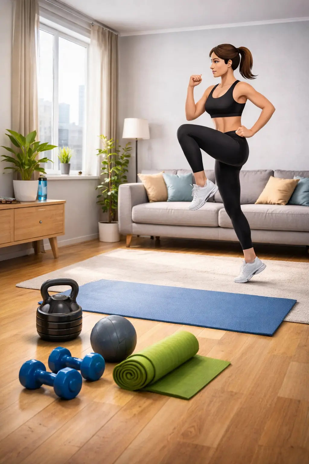 10-Minute HIIT Workout for Apartments (No Equipment Needed) Fortira Fitness