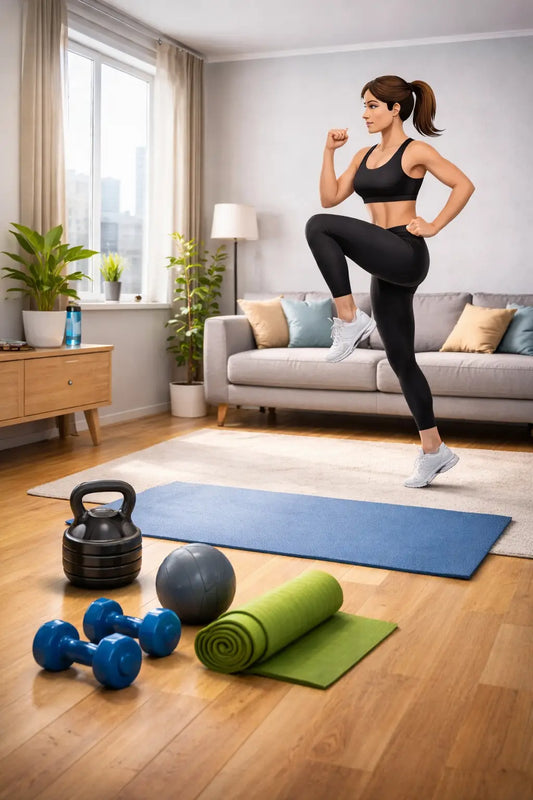 10-Minute HIIT Workout for Apartments (No Equipment Needed) Fortira Fitness