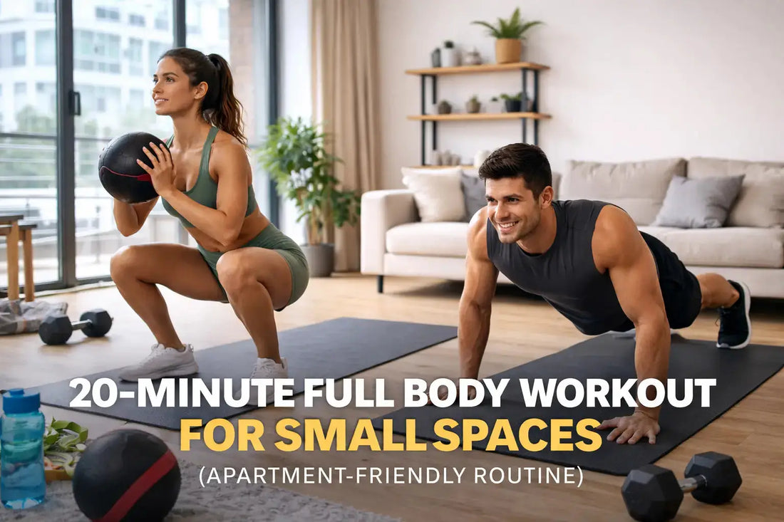 20-Minute Full Body Workout for Small Spaces (Apartment-Friendly Routine) - Fortira Fitness