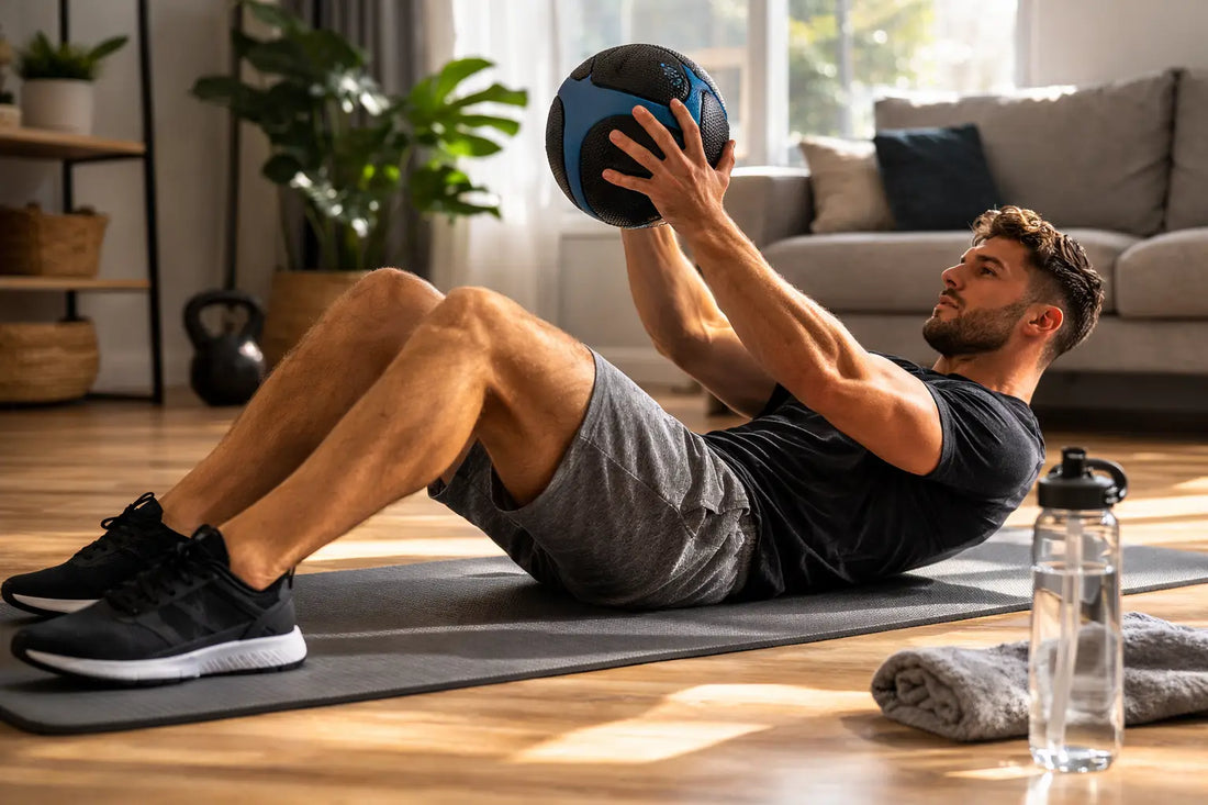 Abs With a Weight Ball for Beginners at Home: No Gym, Real Results Fortira Fitness