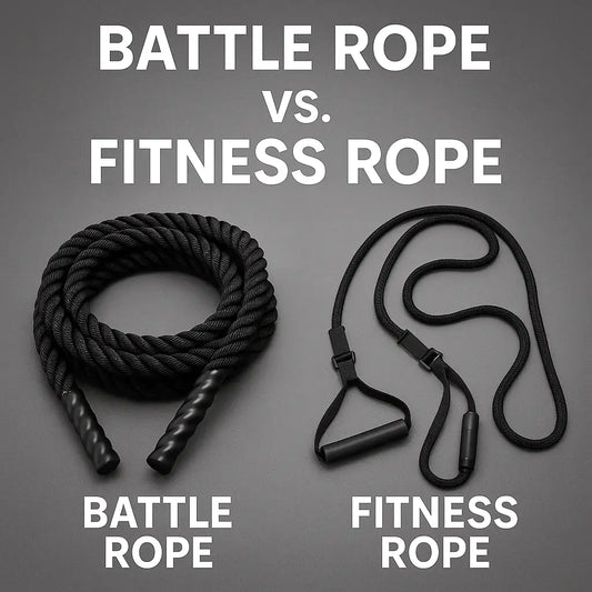 Battle Rope vs. Fitness Rope: What’s the Difference and Which Is Better? - Fortira Fitness