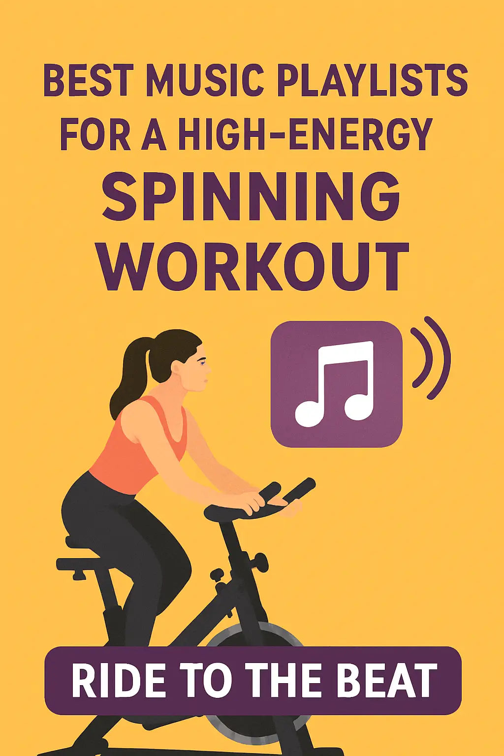 Best Music Playlists for a High-Energy Spinning Workout: Ride to the Beat - Fortira Fitness