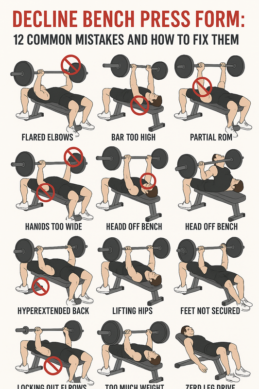 Decline Bench Press Form: 12 Common Mistakes and How to Fix Them