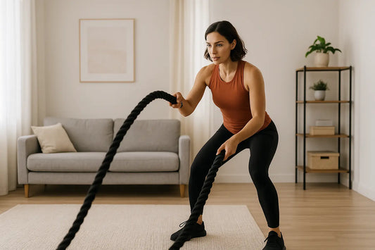 How to Use Slam Ropes in Small Spaces: Home & Apartment-Friendly Workouts - Fortira Fitness