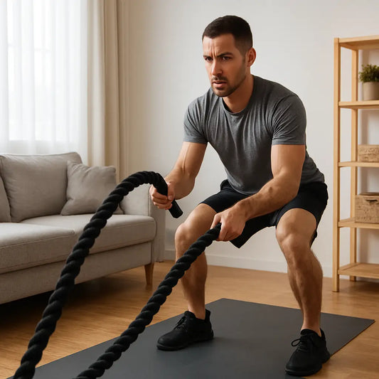 How to Use a Fitness Rope in Small Spaces: Workouts for Apartments & Home Gyms - Fortira Fitness