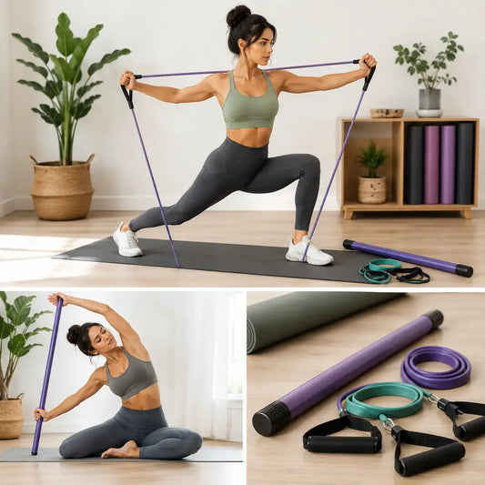 Strength Training and Flexibility Made Simple with Bands & Yoga Poles Fortira Fitness