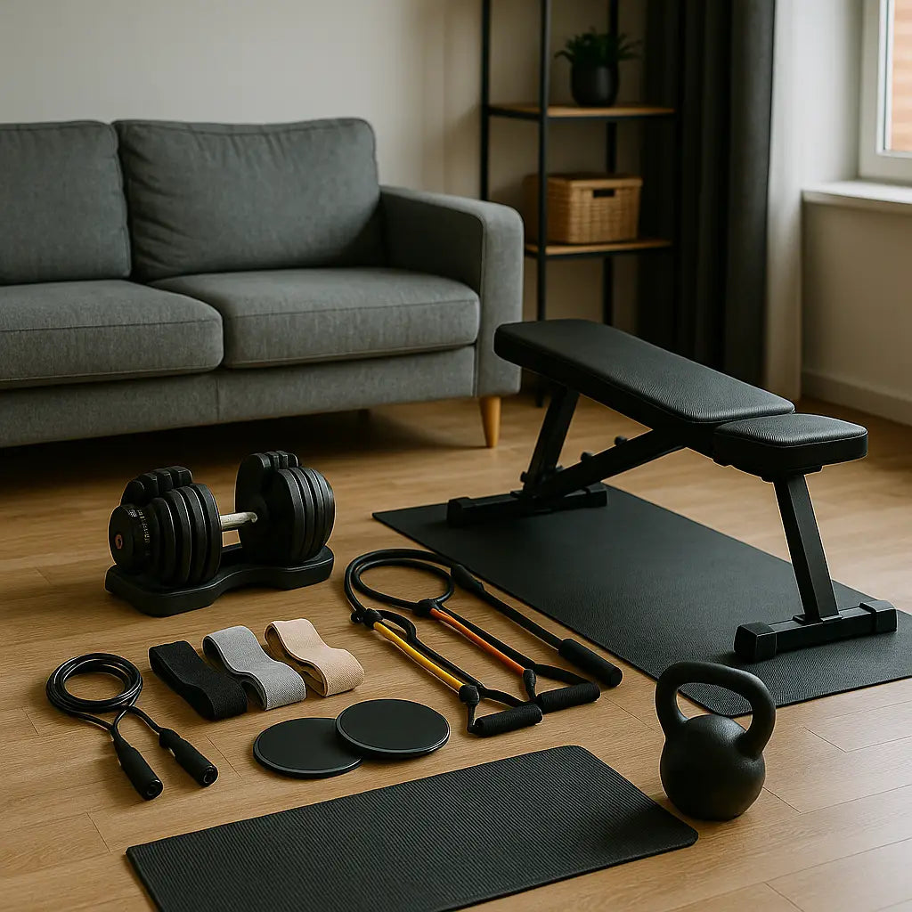 The-Ultimate-Guide-to-Building-a-Budget-Friendly-Home-Gym-Smart-Gear-Small-Space-Big-Results Fortira Fitness