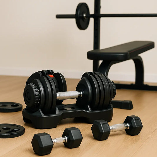 Top-10-Workouts-You-Can-Do-with-Adjustable-Dumbbells-in-Your-Home-Gym Fortira Fitness