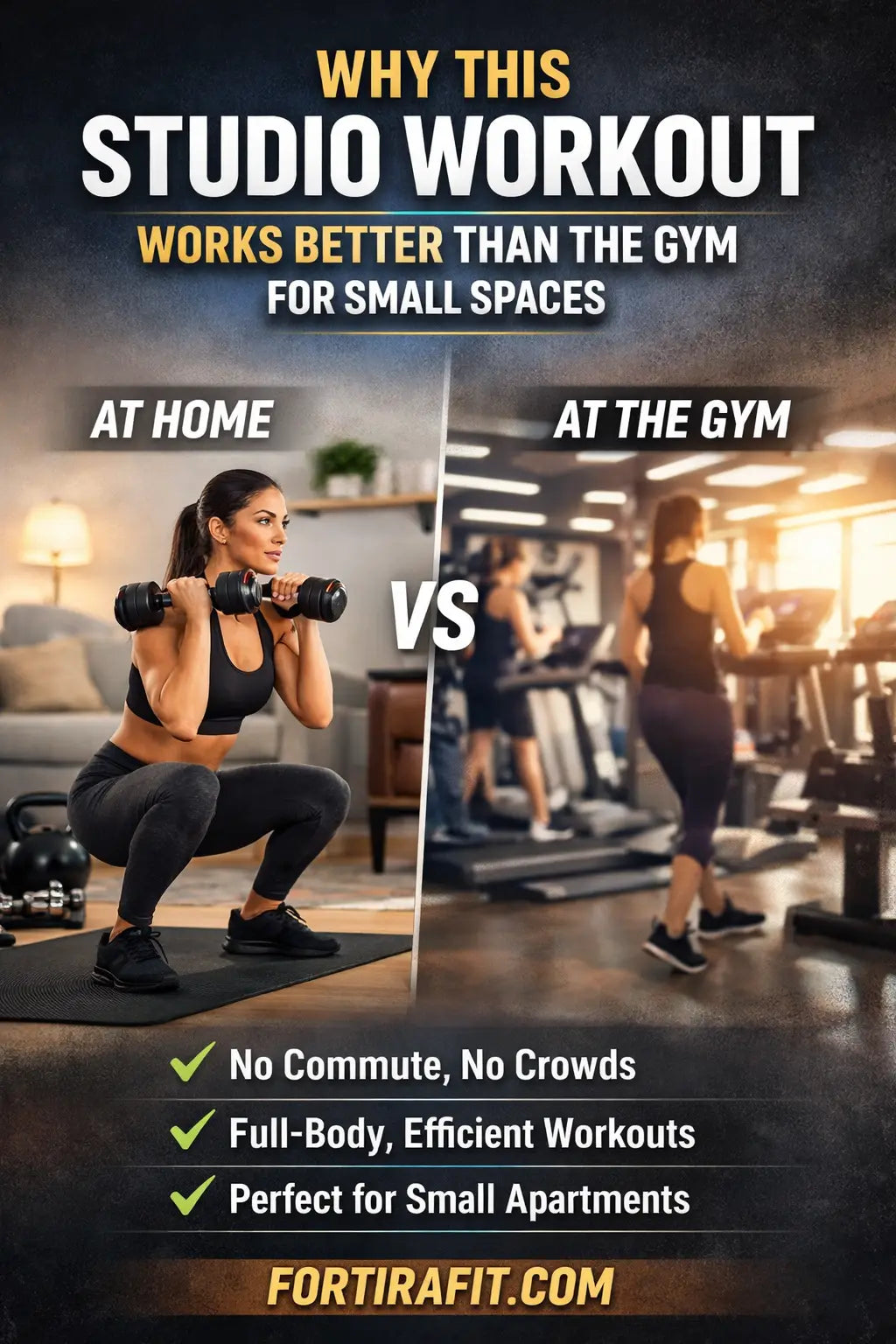Why This Studio Workout Works Better Than the Gym for Small Spaces - Fortira Fitness