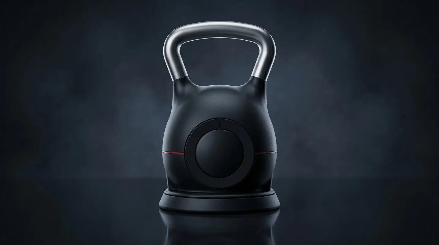 7-Level Adjustable Die-Cast Kettlebell 5–44 LB Fortira Fitness