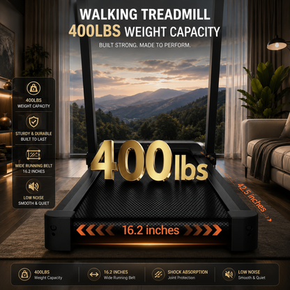 Premium Foldable Incline Treadmill | 3.5HP Motor, 400LB Capacity