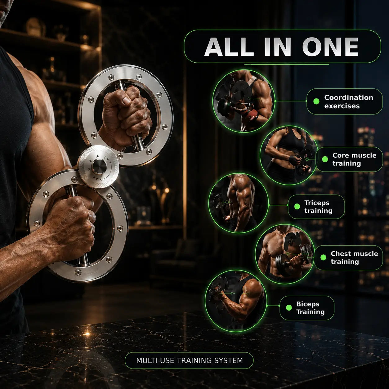 Adjustable Arm Trainer for Grip, Wrist & Forearm Strength My Store