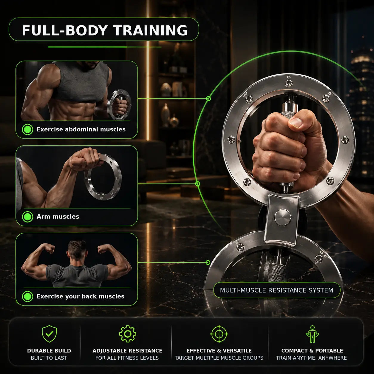 Adjustable Arm Trainer for Grip, Wrist & Forearm Strength My Store