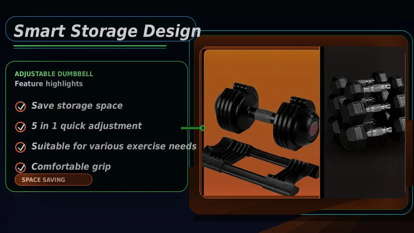 Adjustable Dumbbell Set Quick Weight Locking My Store