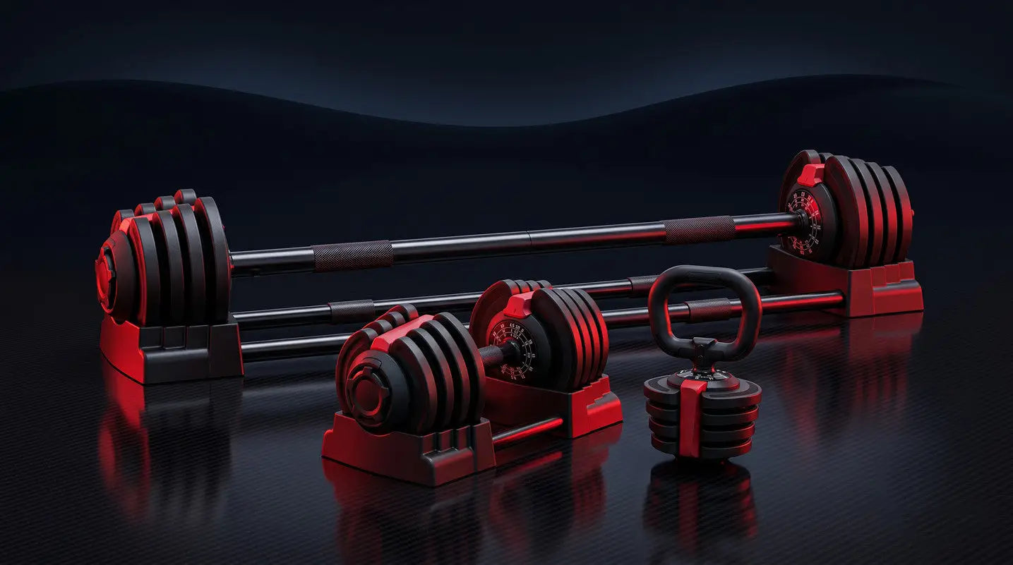 Adjustable Dumbbell, Kettlebell & Barbell Set My Store