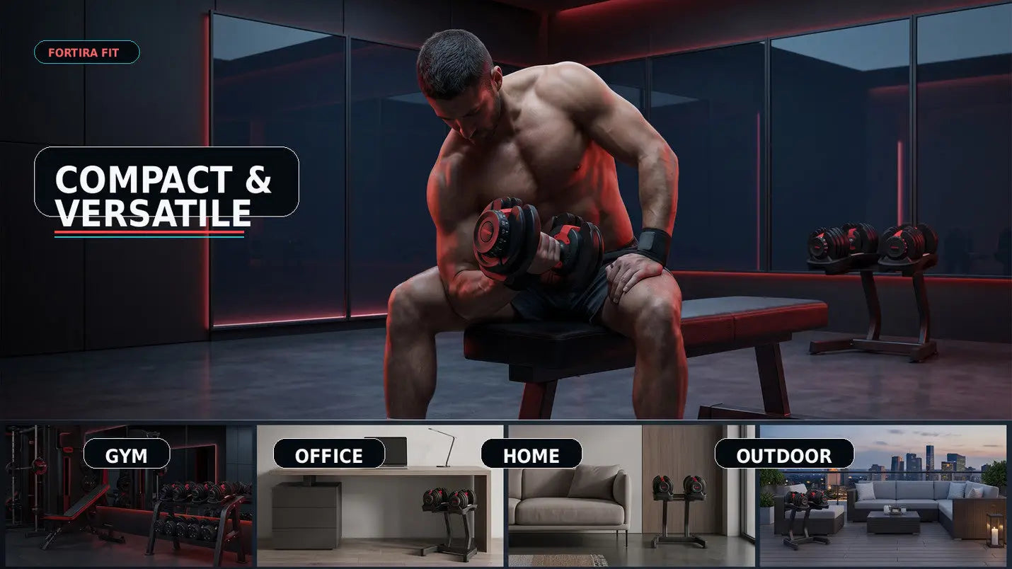 Adjustable Dumbbell, Kettlebell & Barbell Set My Store