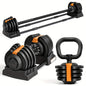 Adjustable Dumbbell, Kettlebell & Barbell Set My Store