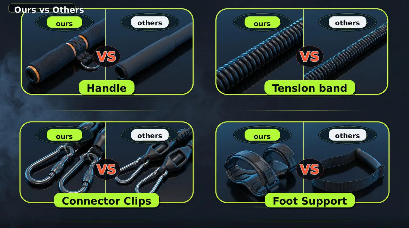 Adjustable Tension Resistance Bands 4-in-1 Set My Store