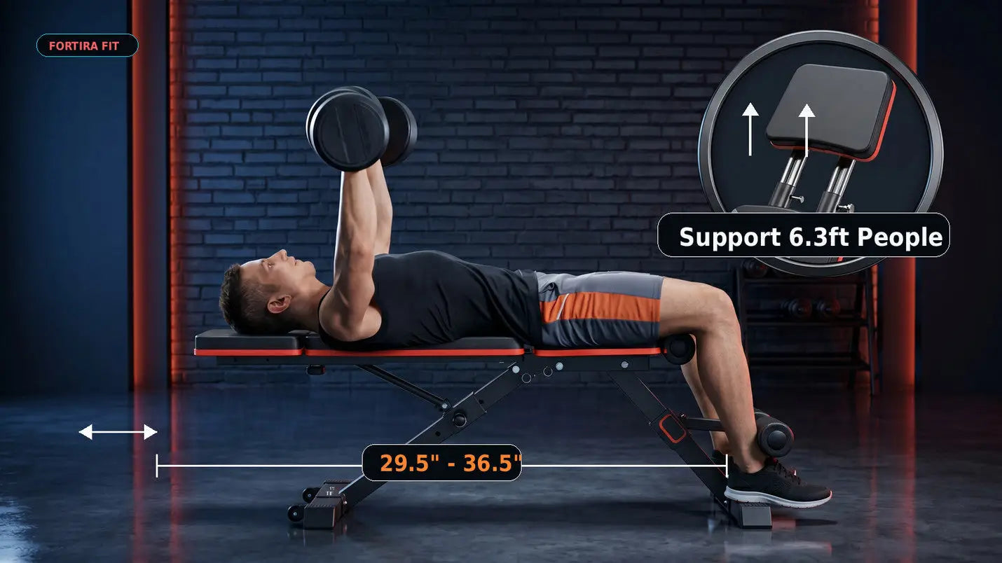 Adjustable Weight Bench Press for Full Body Workout My Store