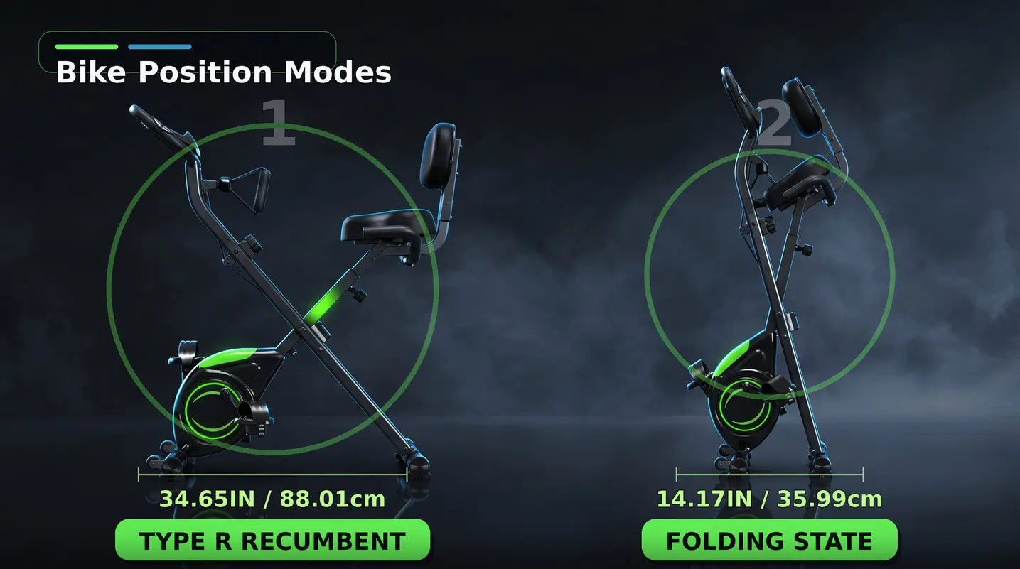Compact Folding Exercise Bike My Store