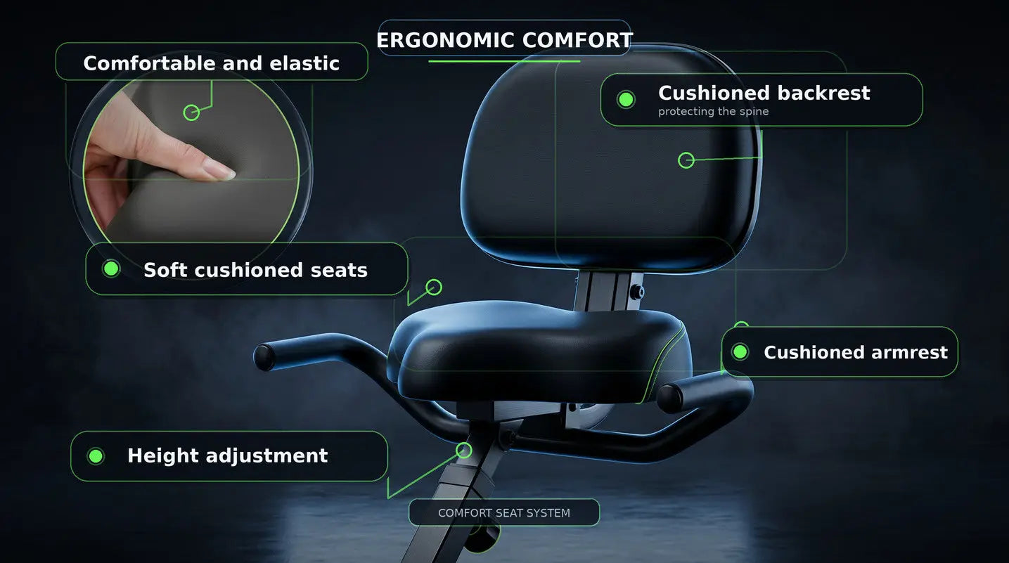 Compact Folding Exercise Bike My Store