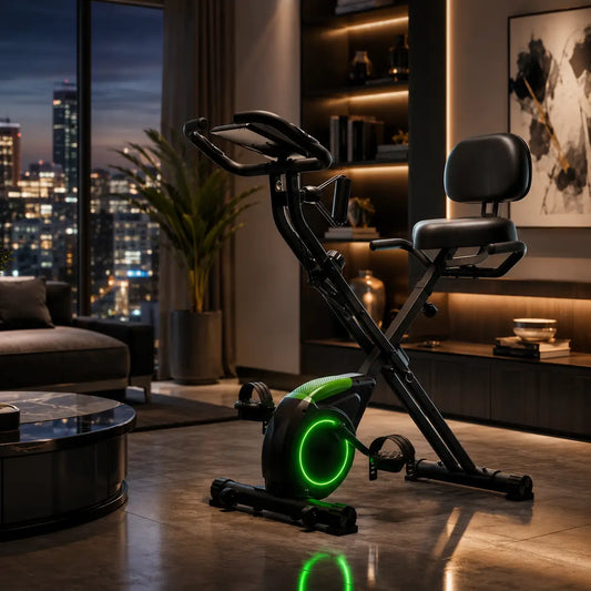 Compact Folding Exercise Bike for Home Cardio and Weight Loss My Store