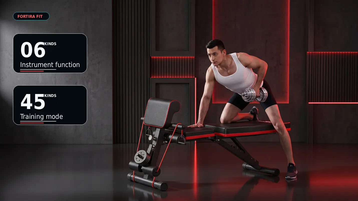 Foldable Dumbbell Stool & Adjustable Bench Press My Store