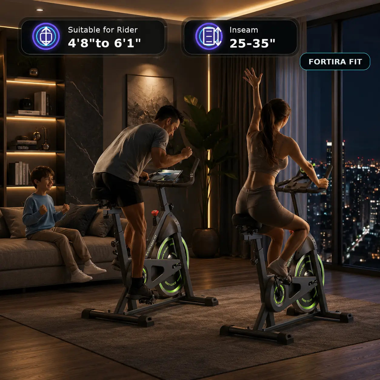 Indoor Cycling Bike | Adjustable, Quiet, and Anti-Skid Pedals My Store