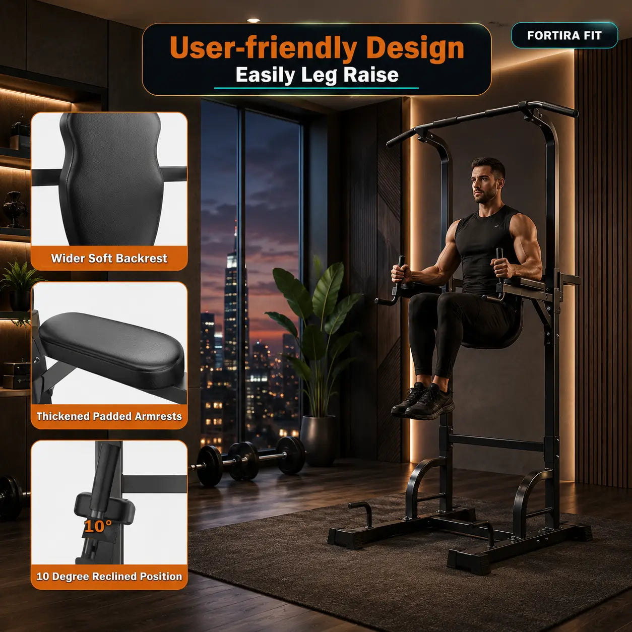 Multi-Functional Workout Station w/ Pull-Up Bar and Dip Station My Store