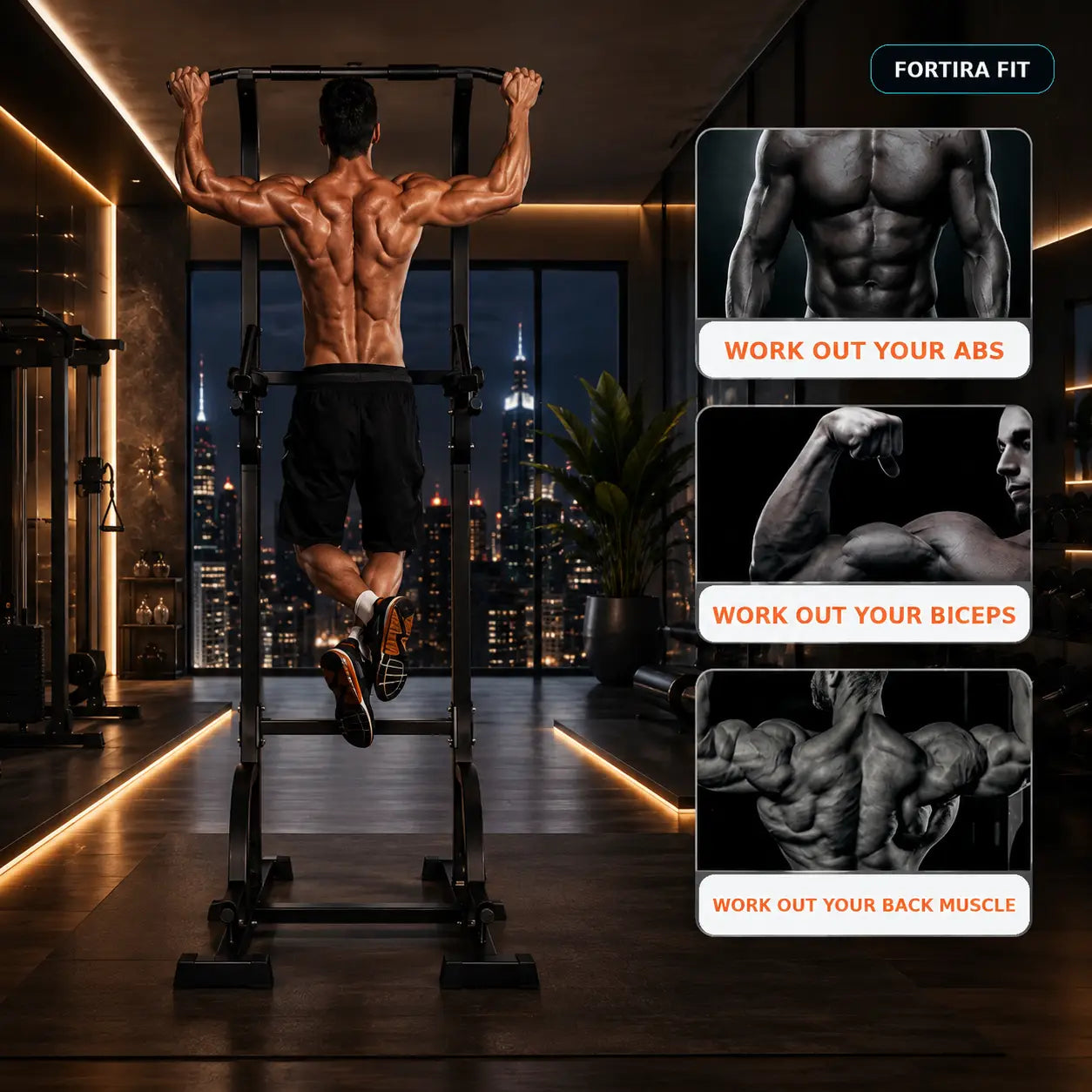 Multi-Functional Workout Station w/ Pull-Up Bar and Dip Station My Store