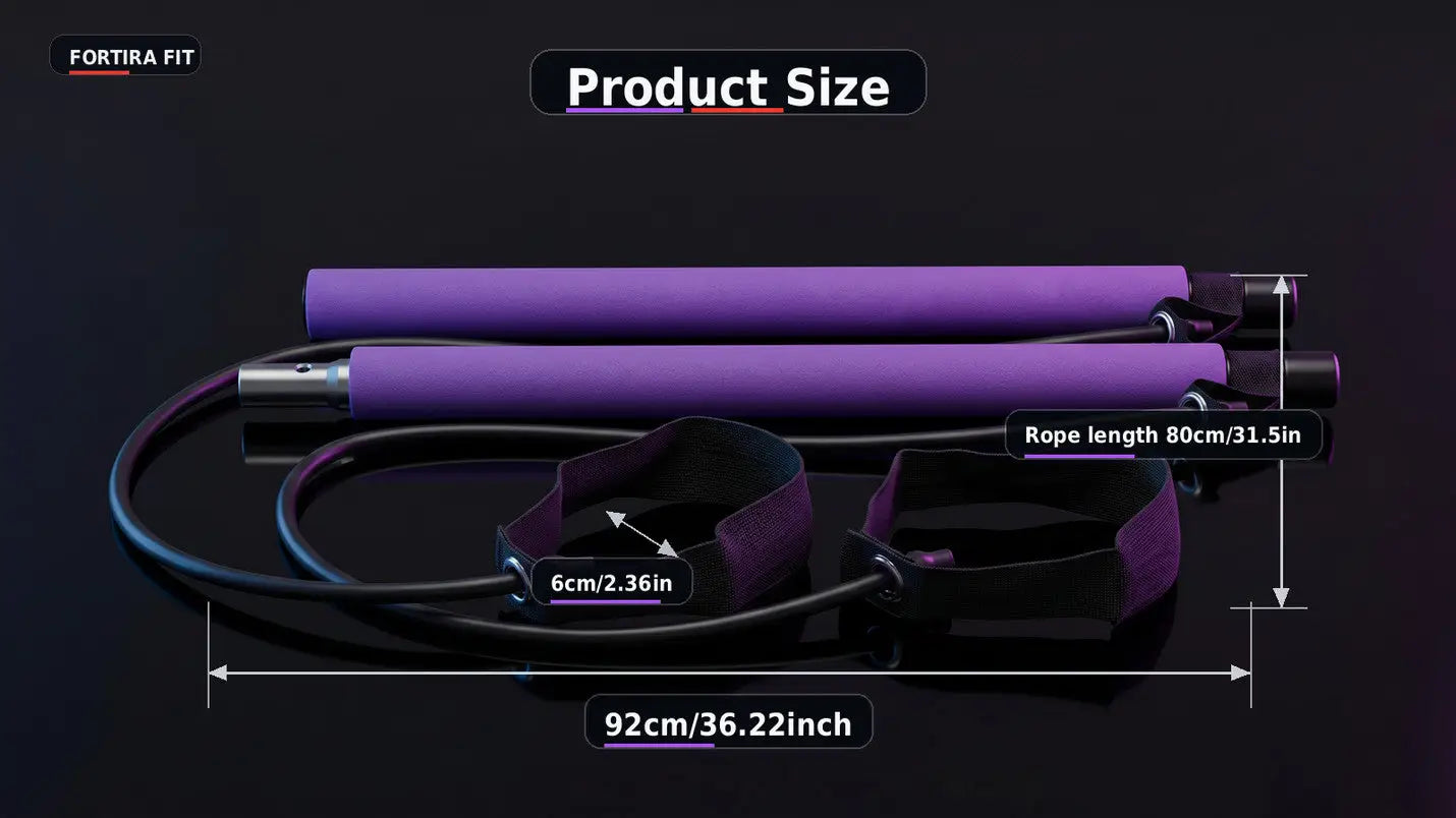 Multifunctional Resistance Bands & Yoga Poles Set Exos Fitness