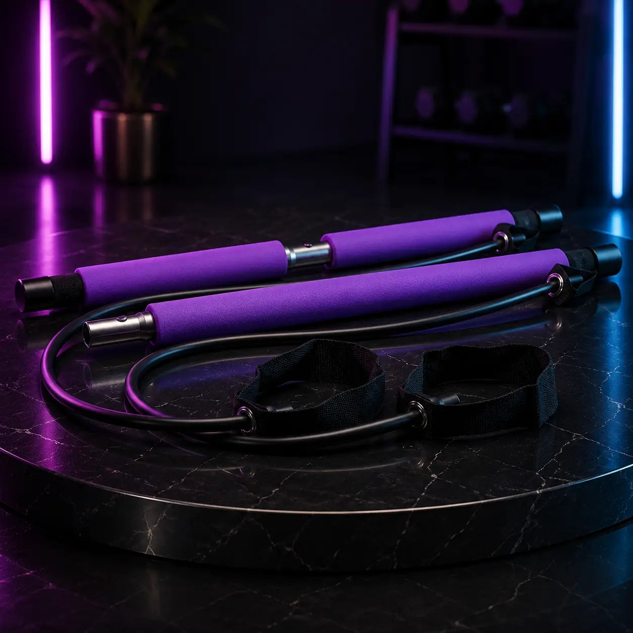 Multifunctional Resistance Bands & Yoga Poles Set Exos Fitness