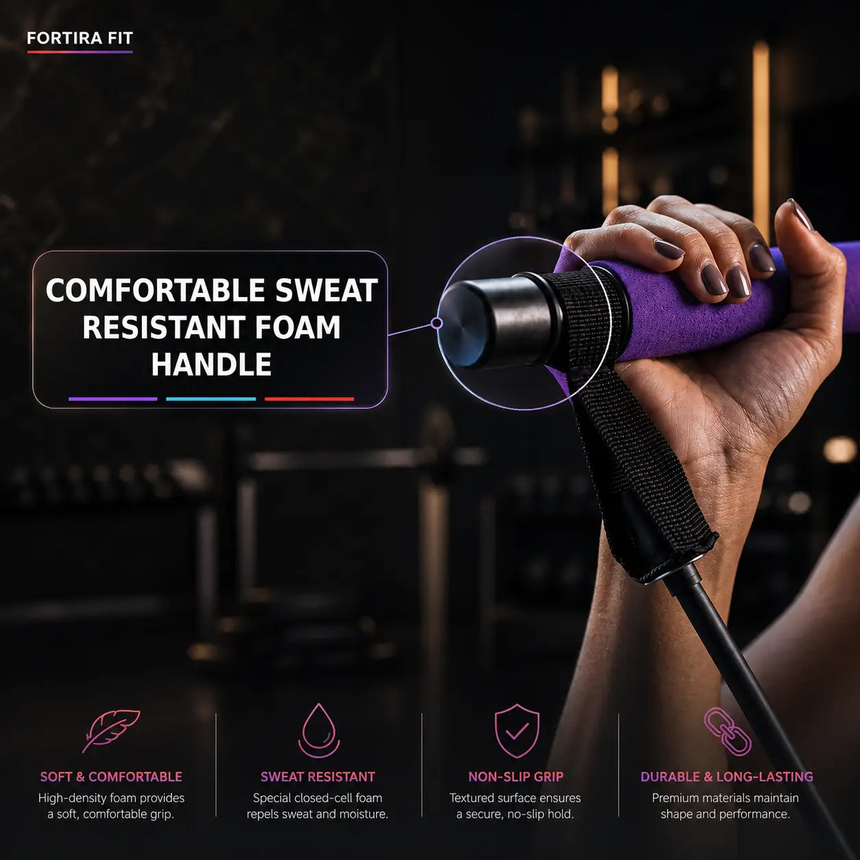 Multifunctional Resistance Bands & Yoga Poles Set Exos Fitness