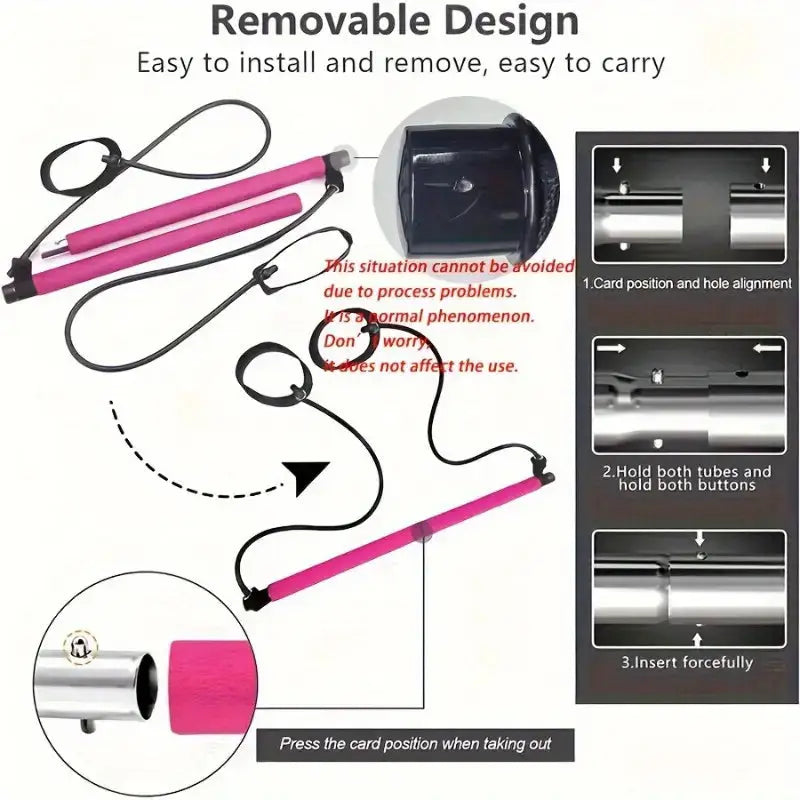 Pink car air freshener with installation instructions on a white background