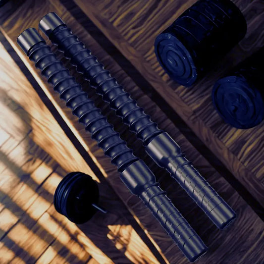 Portable Heavy Duty Battle Ropes Set- 2pcs Fortira Fitness