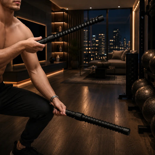 Portable Heavy Duty Battle Ropes Set- 2pcs Fortira Fitness