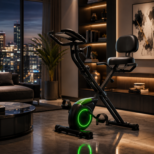 Compact Folding Exercise Bike for Home Cardio and Weight Loss My Store