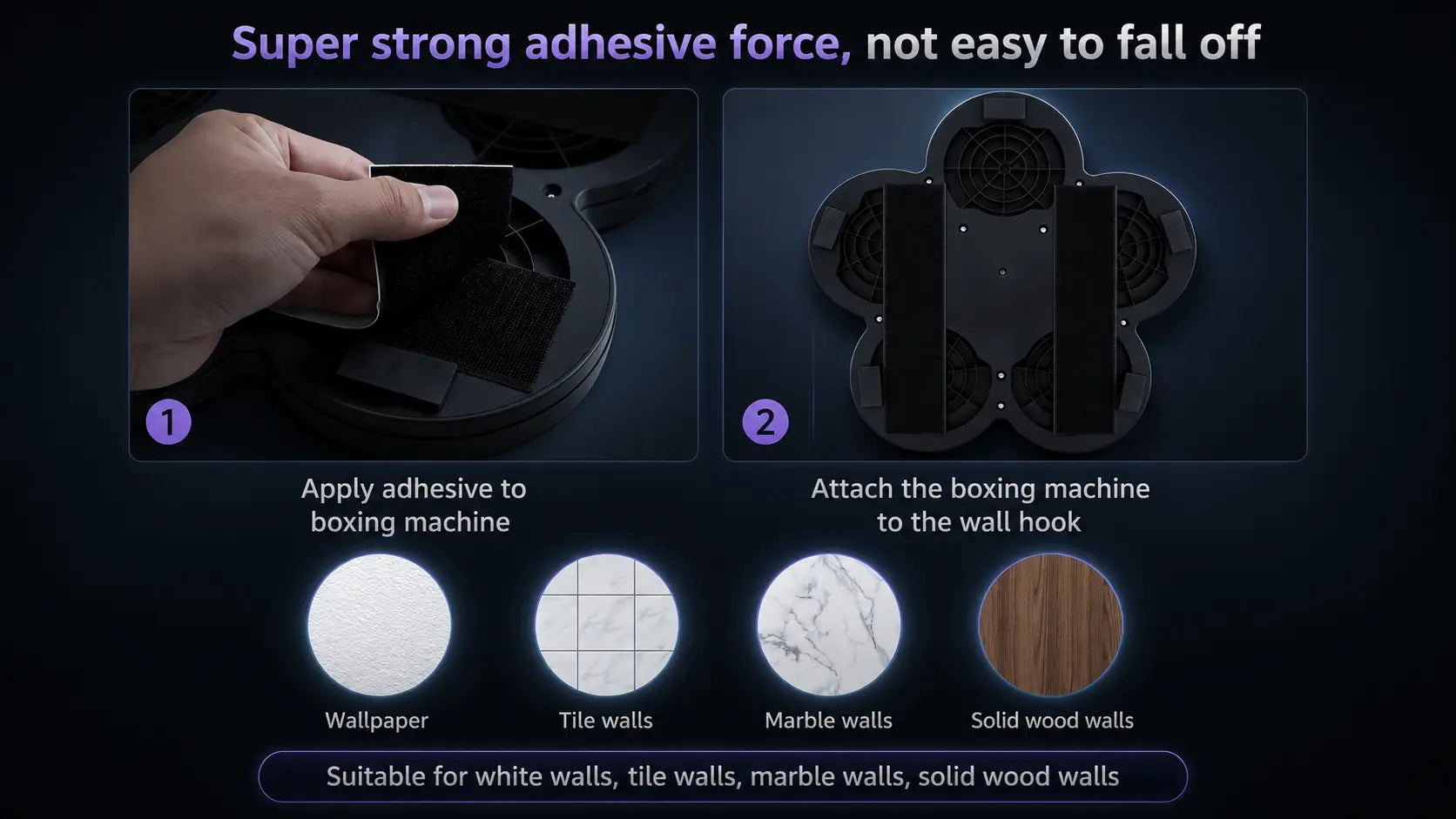 Smart Music Boxing Trainer w/ Bluetooth & LED Reaction Targets Fortira Fitness