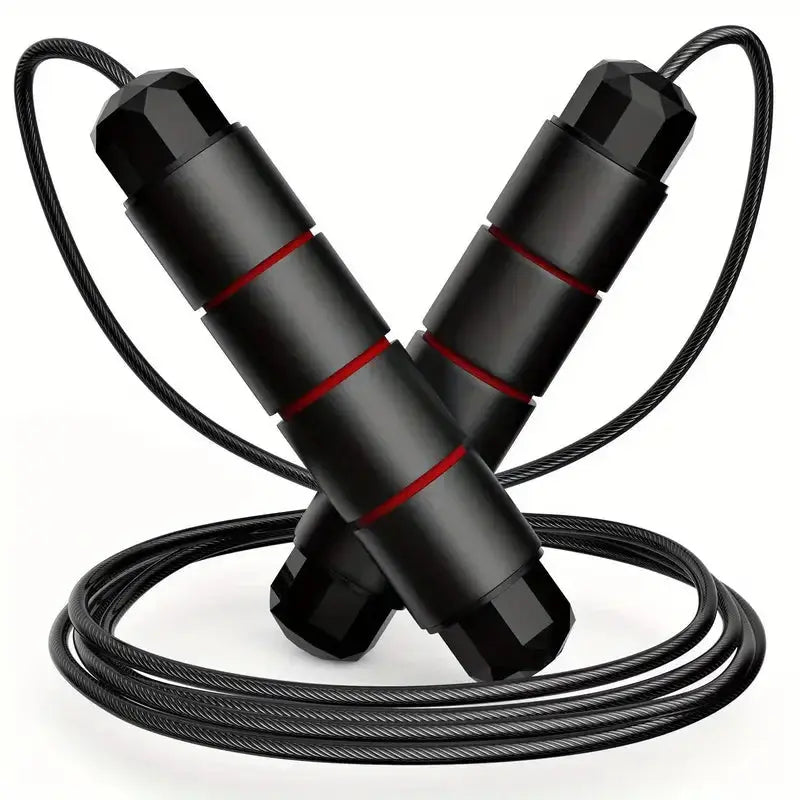 Durable jump rope with foam handles and tangle-free cable for cardio, endurance, and full-body workouts